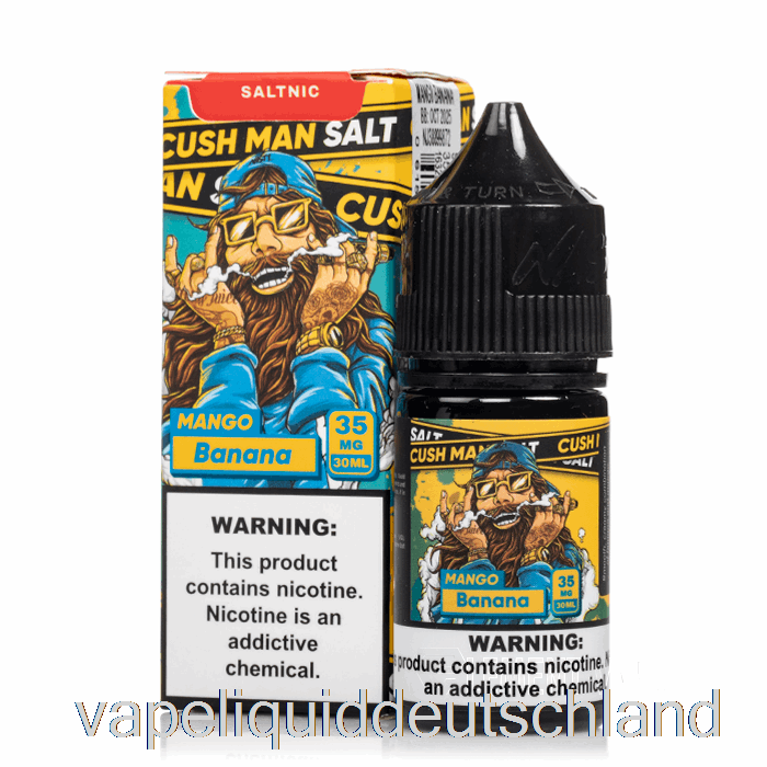 Cush Man – Mango-Banane – Böses Salz – 30 Ml, 35 Mg Vape-Flüssigkeit